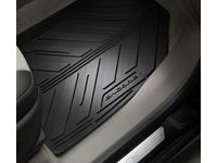 GM First-and Second-Row Premium All-Weather Floor Mats in Ebony with Encore Script - 42364956