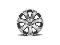 GMC Yukon XL 22x9-Inch Aluminum 7-Spoke Wheel in Midnight Silver with Black Inserts - 19301164