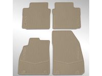 Cadillac XTS Front and Rear All-Weather Floor Mats in Dune with XTS Logo - 22780668