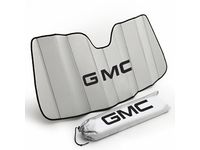 GMC Sierra 3500 HD Front Sunshade Package in Silver with Black GMC Logo - 23155164