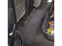 Chevrolet Silverado 2500 HD Second-Row One-Piece Premium All-Weather Floor Mat in Jet Black - 22858822