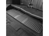 GM Third-Row One-Piece Premium All-Weather Floor Mat in Jet Black - 22858821