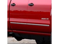 Chevrolet Silverado 4500 Crew Cab Door Moldings in Chrome - 22775458