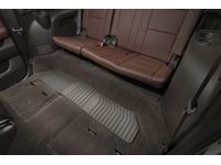 GMC Yukon Third-Row One-Piece Premium All-Weather Floor Mat in Cocoa - 22858826