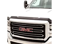 GMC Sierra 3500 HD Aeroskin™ Hood Protector in Smoke Black for Vehicles with Gas Engines by Lund - 19329342