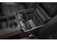 GM 22926859 Front Center Console Organizer in Black with Removable Tote - 1