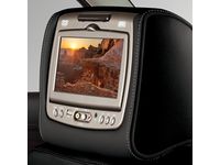 GM 84263924 Rear-Seat Entertainment System with DVD Player in Jet Black Vinyl with Light Gray Stitching