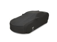 Cadillac XT6 Premium All-Weather Outdoor Car Cover in Black with Camaro Logo - 23457475
