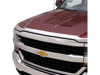 GM Aeroskin™ Hood Protector in Chrome for Vehicles with Gas Engines by Lund - 19331067