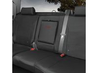 GMC Sierra 3500 Crew Cab Rear Seat Cover Set in Black (with Armrest) - 23443853