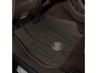 Buick First-Row Premium All-Weather Floor Liners in Dark Atmosphere with Buick Logo - 84251285