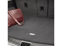 Cadillac Premium Carpeted Cargo Area Mat in Titanium with Cadillac Logo - 84028205