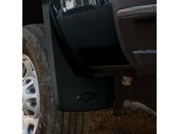 Chevrolet Silverado 2500 HD Rear Molded Splash Guards in Black - 23387354