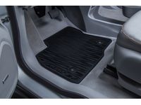 Chevrolet Bolt EV First-and Second-Row Premium All-Weather Floor Mats in Jet Black with Bolt EV Script - 42333257