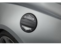 Cadillac XT6 Fuel Filler Door in Black with Silver Ice Metallic Inserts - 23506592