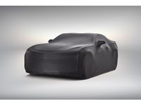 Cadillac XT6 Premium Indoor Car Cover in Black with Embossed Camaro Logos - 23457478