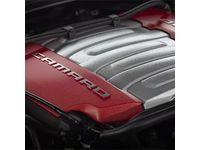 GM 6.2L Engine Cover in Red with Camaro Logo - 12669894