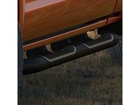 GM 22805437 Crew Cab 4-Inch Round Assist Steps in Black - 1