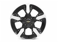 Chevrolet Spark 15x6-Inch Aluminum 5-Spoke Wheel in Black - 42386101