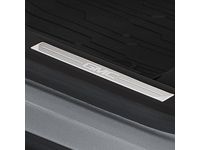 GMC Front Door Sill Plates in Stainless Steel with Jet Black Surround and GMC Logo - 84293730
