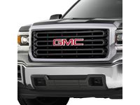 GMC Sierra 2500 HD Grille in Onyx Black with Chrome surround and GMC Logo - 22972291