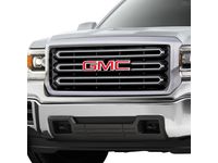GMC Sierra 3500 HD Grille in Quicksilver Metallic with Chrome surround and GMC Logo - 22972293