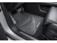 GM First-and Second-Row Premium All-Weather Floor Mats in Jet Black with Cadillac Logo and XT5 Script - 84072385