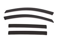 GM Front and Rear In-Channel Side Door Window Weather Deflectors in Smoke Black by Lund - 19368979