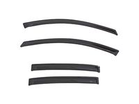 Chevrolet Equinox Front and Rear Tape-On Side Door Window Weather Deflectors in Smoke Black by Lund - 19368980