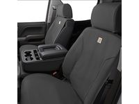 GMC Sierra 2500 HD Carhartt Front Split-Folding Bench Seat Cover Package in Gravel - 84416766