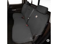 GMC Sierra 3500 HD Carhartt Crew Cab Rear Split-Folding Bench Seat Cover Package in Gravel (with Armrest) - 84277444