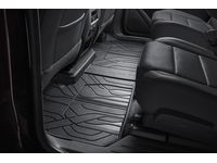 GM Second-Row Interlocking Premium All-Weather Floor Liner in Jet Black (for Models with Second-Row Captain's Chairs) - 84206854