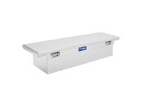 GM Cross Bed Single Lid Crossover Aluminum Tool Box with Pull Handles in Bright Chrome by UWS - 19370597