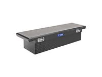GMC Sierra 3500 HD Cross Bed Single Lid Crossover Aluminum Tool Box with Pull Handles in Matte Black by UWS - 19370598