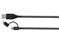 Chevrolet Silverado 4500 1-Meter Lightning and Micro-USB Combination Cable by iSimple - 19368582