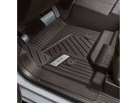 GM 84357857 Regular Cab First-Row Interlocking Premium All-Weather Floor Liner in Cocoa with GMC Logo (for Models without Center Console or Manual 4WD Shifter)