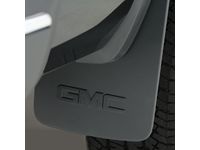 GMC Sierra 3500 HD Rear Flat Splash Guards in Black with GMC Logo - 22894868