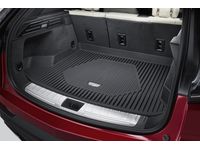 Cadillac Premium All-Weather Cargo Area Tray in Jet Black with Cadillac Logo - 84175402