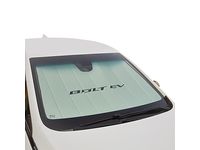 GM Front Sunshade Package in Gray with Bolt Script - 42492082