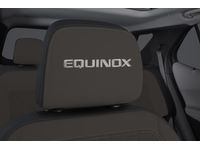 Chevrolet Cloth Headrest in Cinnamon with Embroidered Equinox Script - 84466960