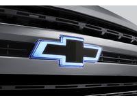 Chevrolet Silverado 1500 Front Illuminated Bowtie Emblem in Black - 84602325