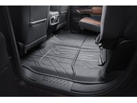 Chevrolet Silverado 3500 Double Cab Second-Row Interlocking Premium All-Weather Floor Liner in Jet Black - 84375013