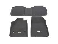 Cadillac First-and Second-Row Premium All-Weather Floor Liners in Dark Titanium - 84605147