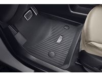 Cadillac First-and Second-Row Premium All-Weather Floor Liners in Jet Black in Cadillac Logo - 84220180