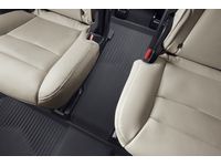 Cadillac Third-Row One-Piece Premium All-Weather Floor Liner in Jet Black (For models with Second-Row Captain's Chairs) - 84220186