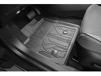 Cadillac CT4 First-and Second-Row Premium All-Weather Floor Liners in Jet Black with Chevrolet Script for FWD Models - 42669372