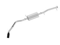 GM 19420409 6.6L Gas Cat-Back Exhaust Upgrade System with Single Black Chrome Tip by Borla