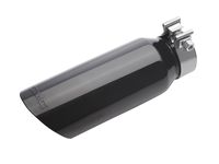 GM 84521820 4.3L or 5.3L Black Chrome Dual-Wall Angle-Cut Exhaust Tip with GMC Logo - 1