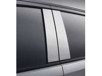 Chevrolet Silverado 1500 Double Cab and Crew Cab Pillar Trim in Stainless Steel by Putco - 19417429