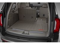 GM 84445540 Integrated Cargo Liner in Very Dark Ash Gray with GMC Logo
